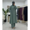 AL Butik | Ayrobin Kumaş Pantolonlu Salaş Takım Model - Yeni Sezon