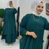 AL Butik | Birinci Sınıf Medine İpeği Pantolonlu Takım - Yeni Sezon