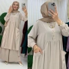 AL Butik | Birinci Sınıf Medine İpeği Pantolonlu Takım - Yeni Sezon