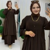 AL Butik | Birinci Sınıf Medine İpeği Pantolonlu Takım - Yeni Sezon