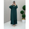 AL Butik | Sendy Kumaş Oversize Plise Pantolonlu Takım-Yeni Sezon