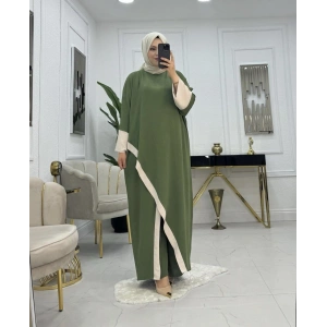 Rahat ve Şık Yeni Sezon  Hafif ve Nefes Alan Ayrobin Kumaş Tesettür Takım