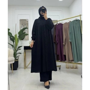 AL Butik | Ayrobin Kumaş Pantolonlu Salaş Takım Model - Yeni Sezon