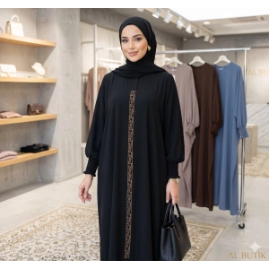 AL Butik | Birinci Kalite Medine İpeği Yarasa Kollu Elbise Tunik