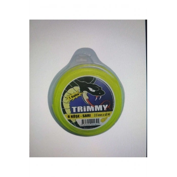 TRİMMY MOTORLU TIRPAN MİSİNASI 3,5MM 40MT 4KÖŞE SARI