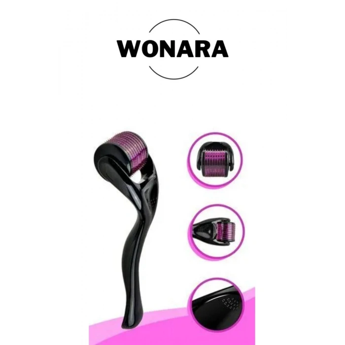 Derma Roller Titanyum Uçlu 540 İğneli Cilt Yüz Bakım Yenileme Masaj Aleti 1 mm