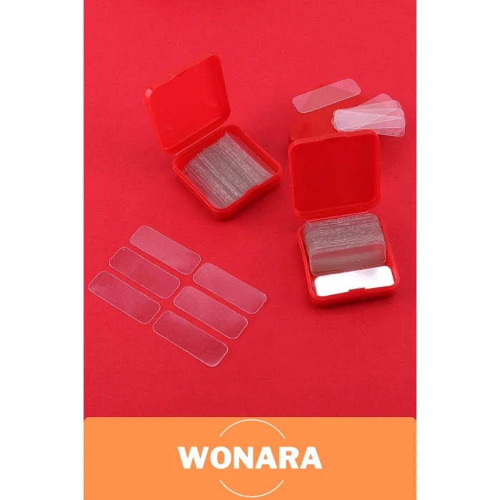 Özel Üretim Dayanıklı Kolay Kullanımlı Çıkarılabilir Şeffaf 60lı Çok Amaçlı Çift Taraflı 3 Adet