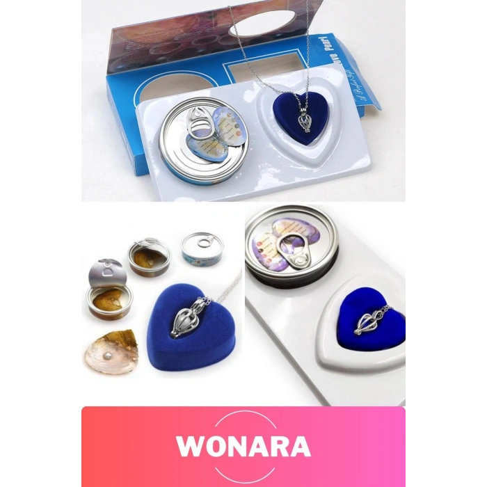 Özel Tasarım Sevgiliye Doğum Günü Hediyesi Özel Üretim Kutulu İnci Kolye ve Şık Aksesuar Seti