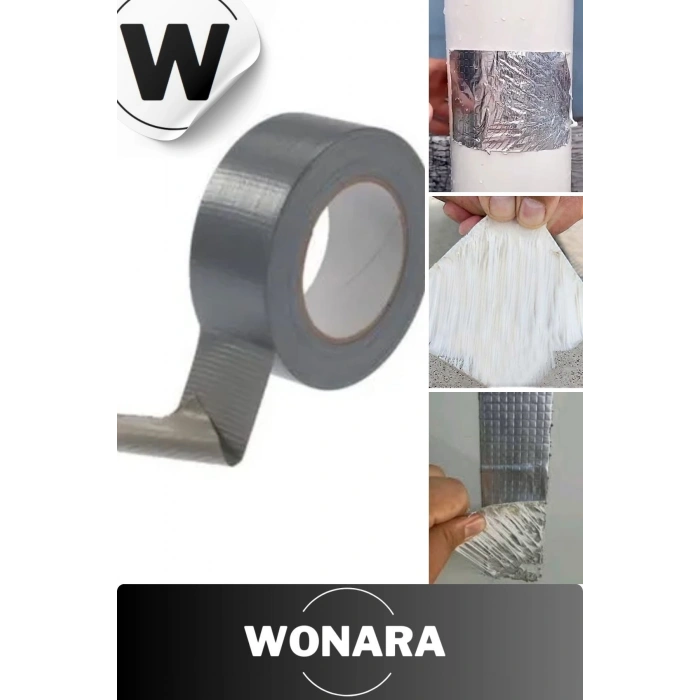 Dayanıklı Su Geçirmez Sızdırmaz Alev Geciktirici Alüminyum Çamur Sakız Bant Tamir Bandı 3 Adet