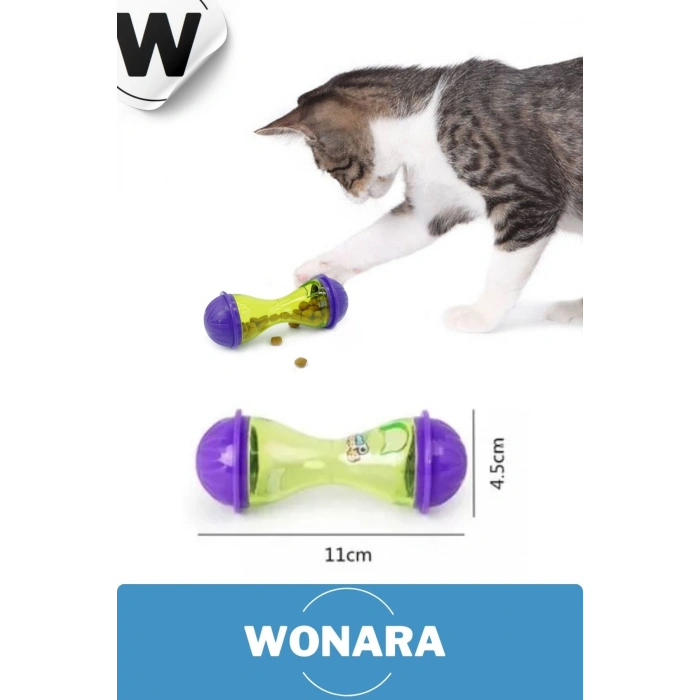 Dayanıklı Plastik Küçük Boy Saklama Hazneli İçgüdüsel Avlanma Deneyimli Kedi Ödül Mamalı Oyuncak