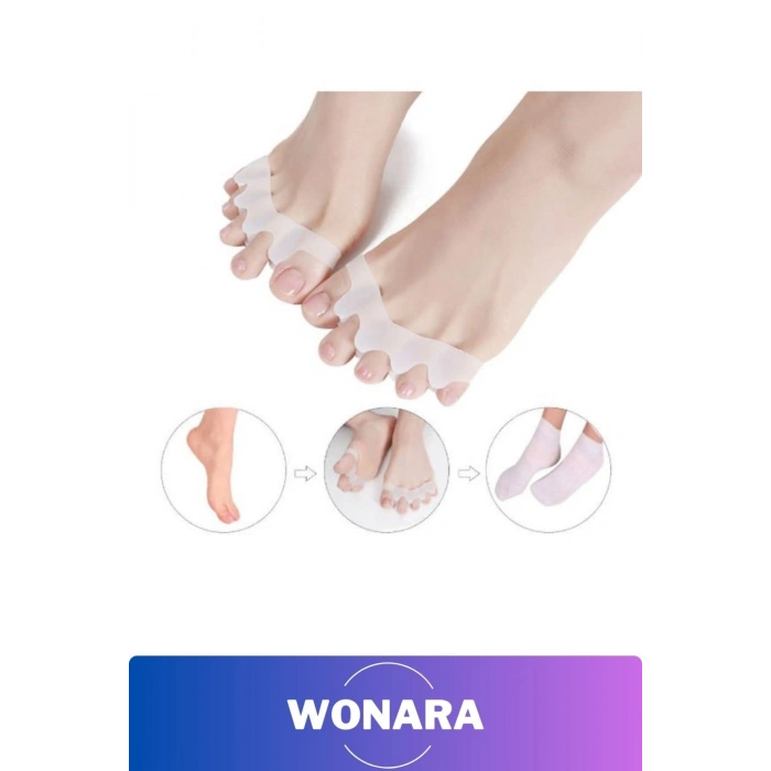 Premium A Kalite Kemik Büyümesini Önleyici Şekil Bozukluğu 5 Parmak Ayıran Silikon Bunyon Aparatı