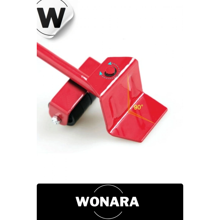 Özel Üretim ABS Plastik Tekerlekli Krikolu Ağır Beyaz Eşya ve Mobilya Kaydırma Aleti Seti