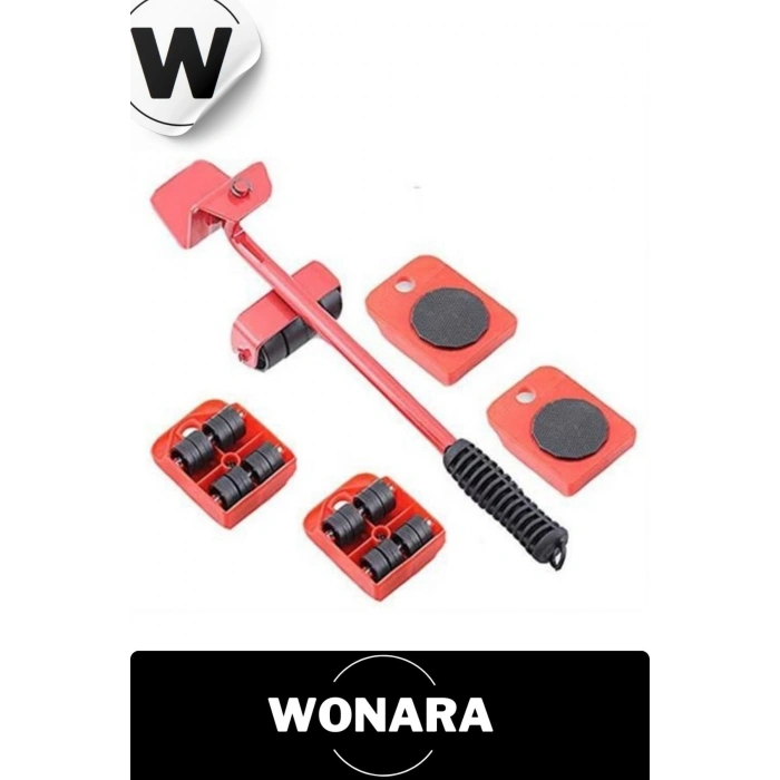 Özel Üretim ABS Plastik Tekerlekli Krikolu Ağır Beyaz Eşya ve Mobilya Kaydırma Aleti Seti