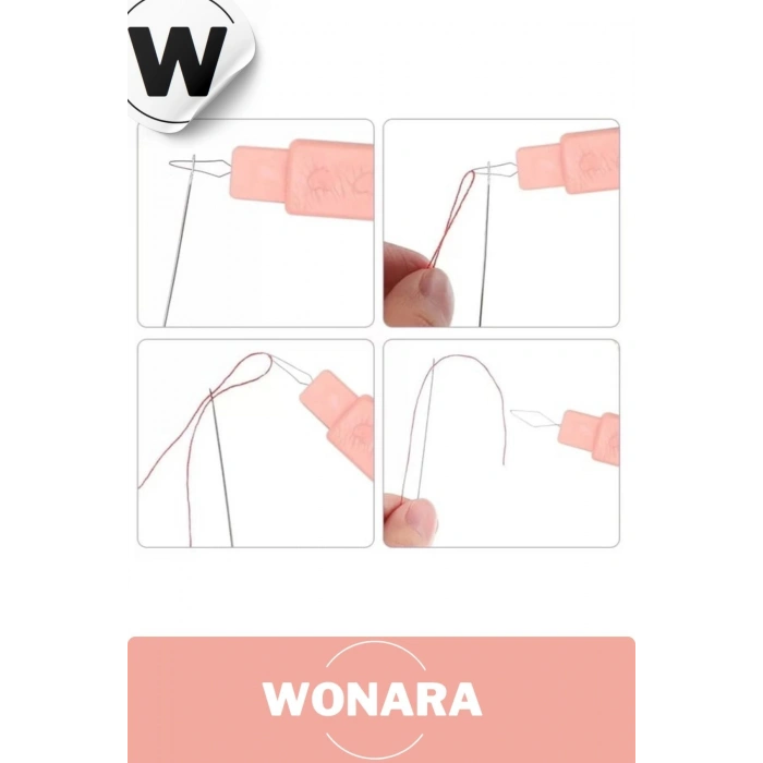 Çok Amaçlı Çok Amaçlı Kullanışlı Ergonomik Saplı Pratik Dikiş Sökücü ve İğne İplik Seti 2si 1 Arada