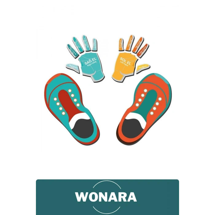 Eğitici Zeka Geliştirici Aile ile El-Göz Koordinasyonu Desteği Eğlenceli Ellerim Bağcıklarım 2 in 1