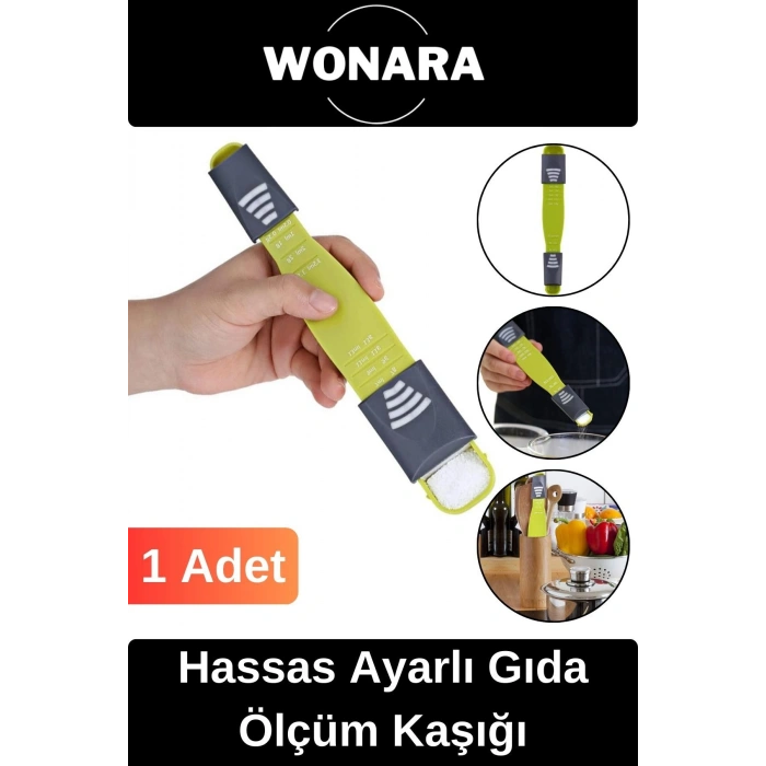 Özel Tasarım Gıda Uyumlu Plastik Baharat Kahve İçin Çok Amaçlı Hassas Ayarlı Gıda Ölçüm Kaşığı
