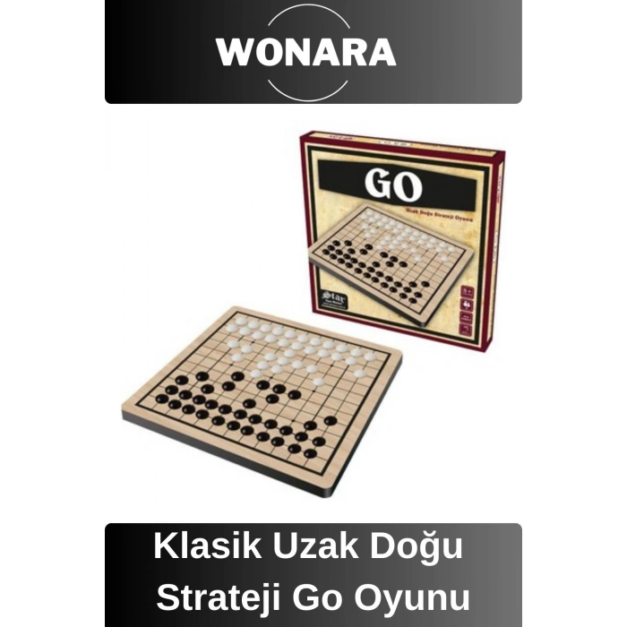 Premium Board Game - Zeka Geliştirici Eğitici Strateji Küçük Boy Klasik Go Kutu Oyunu
