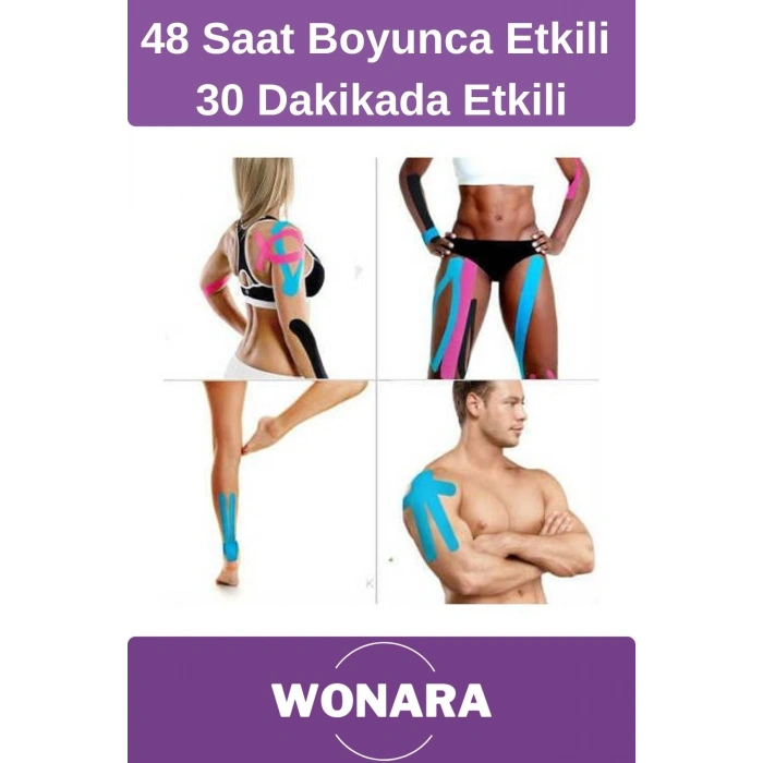 Geniş Boyutlu Hızlı Sonuç Veren Kas Eklem Bel Bacak Sırt Omuz Kalça Sporcu Ağrı Kesici Isıl Bandı