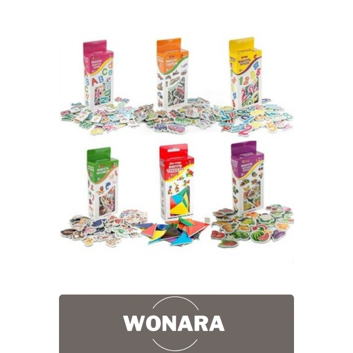 Zeka ve Motor Becerileri Geliştiren Manyetik Hayvanlar 30 Parça Özel Üretim Eğitici Oyuncak Seti