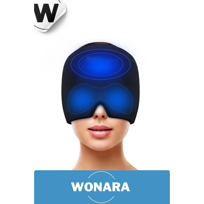 Premium Elastik Tüm Baş Tiplerine Uygun Soğuk ve Sıcak Kullanımlı Rahatlatıcı Jel Kompress Bandı