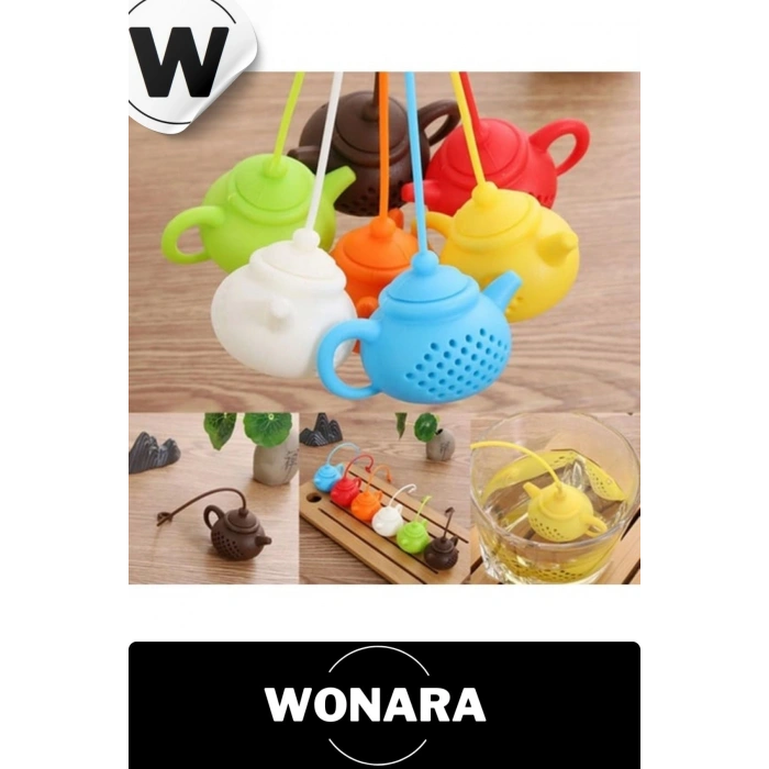 Özel Tasarım Yıkanabilir Minimalist Taşınabilir Bitki Çayı Demleme Süzgeci Çaydanlık Modeli