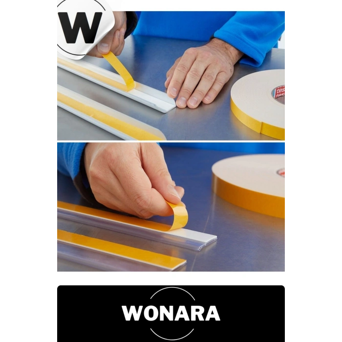 Kolay Kullanım İz Bırakmayan Su Sızdırmaz Yapışkan Montaj İçin Çift Taraflı Köpük Bant 2 mt 1 adet