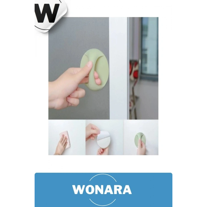 Çok Amaçlı İz Bırakmayan Yapışkan Tutacak Kapı Dolap Cam Fayans Ahşap Panel Klozet Kulp Aparatı