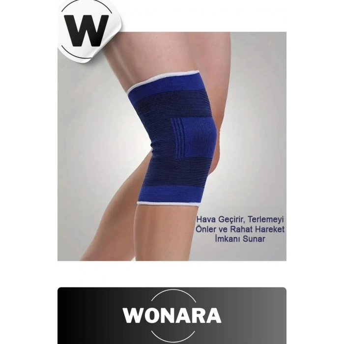 Premium Esnek Sporcu Diz Koruyucu Elastik Bandaj Destekleyici Sakatlık Ameliyat Dizlik 2li Set