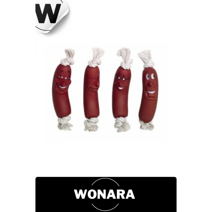 Dayanıklı Eğitim Oyuncağı Köpek Çene Kası Güçlendirici Evcil Hayvan Sosis Modeli 40cm