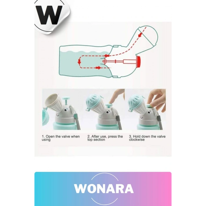 Özel Tasarım Taşınabilir Sızdırmaz Şişe Çocuk Pisuar Araba Yolculuk Lazımlık Kız Erkek Mini Tuvalet