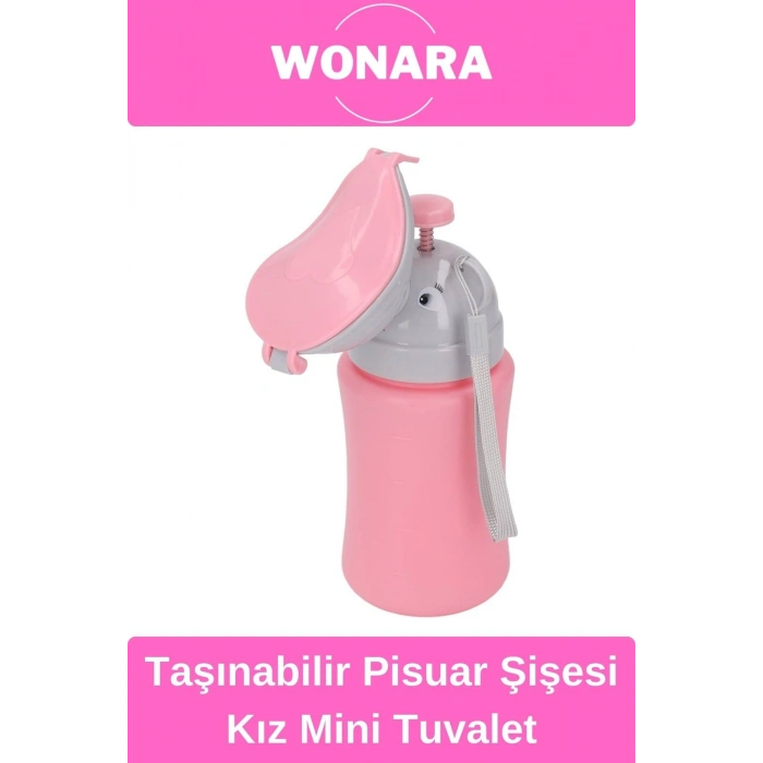 Özel Tasarım Taşınabilir Sızdırmaz Şişe Çocuk Pisuar Araba Yolculuk Lazımlık Kız Erkek Mini Tuvalet