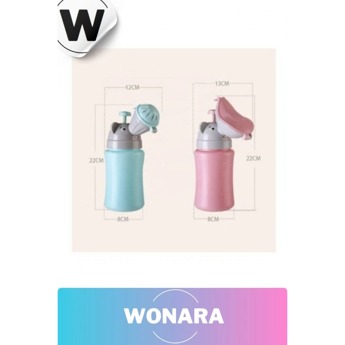 Özel Tasarım Taşınabilir Sızdırmaz Şişe Çocuk Pisuar Araba Yolculuk Lazımlık Kız Erkek Mini Tuvalet