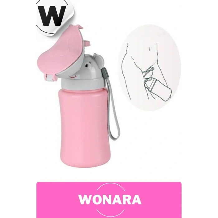 Özel Tasarım Taşınabilir Sızdırmaz Şişe Çocuk Pisuar Araba Yolculuk Lazımlık Kız Erkek Mini Tuvalet