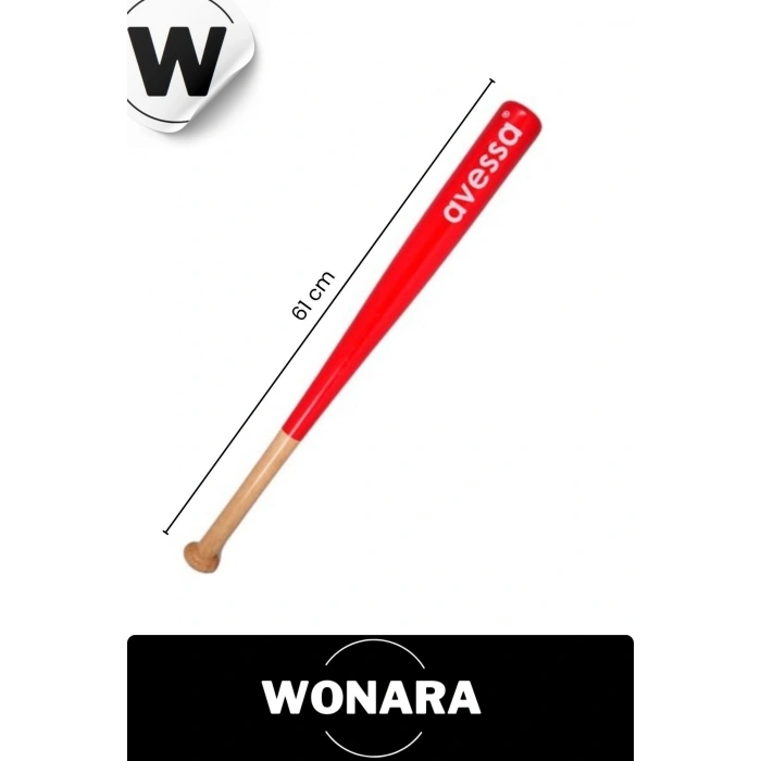 Premium Özel Üretim Dayanıklı Kırılmaz Ahşap 61 Cm Mükemmel Kavrayışlı Kaliteli Beyzbol Sopası