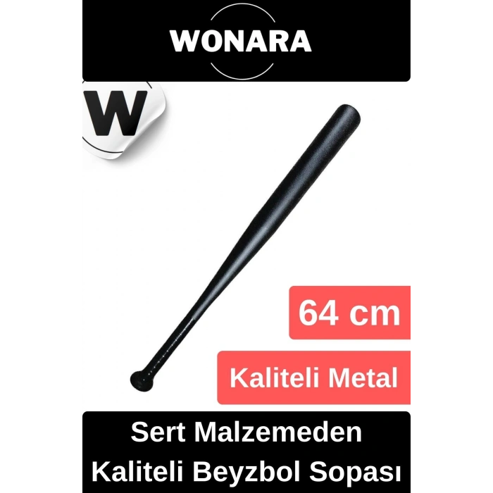 Özel Üretim Dayanıklı Kırılmaz Metal 64 cm Mükemmel Kavrayışlı Kaliteli Beyzbol Sopası