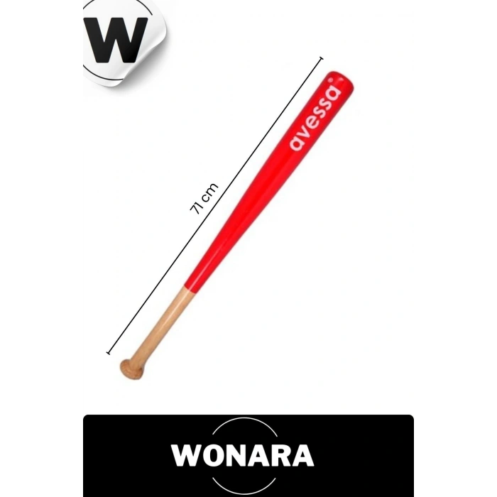 Özel Üretim Dayanıklı Kırılmaz Ahşap 71 cm Mükemmel Kavrayışlı Kaliteli Beyzbol Sopası