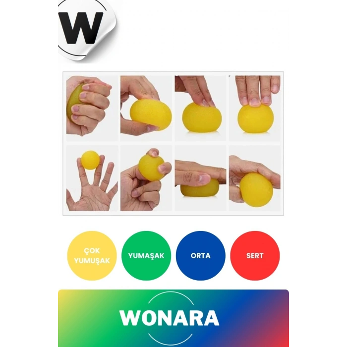 Pratik Yüksek Kalite El Bilek Çalıştırma Güçlendirme Fizik Tedavi Slikon Egzersiz Stres Topu