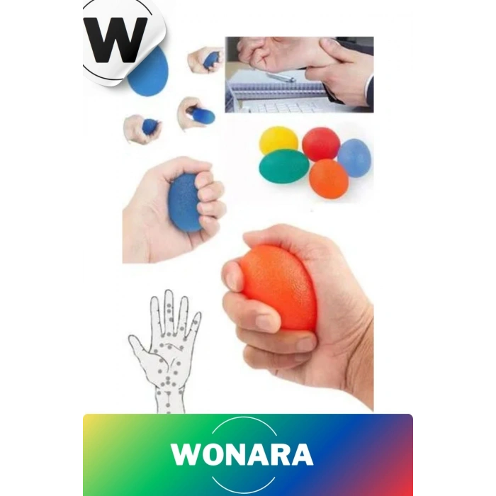 Pratik Yüksek Kalite El Bilek Çalıştırma Güçlendirme Fizik Tedavi Slikon Egzersiz Stres Topu