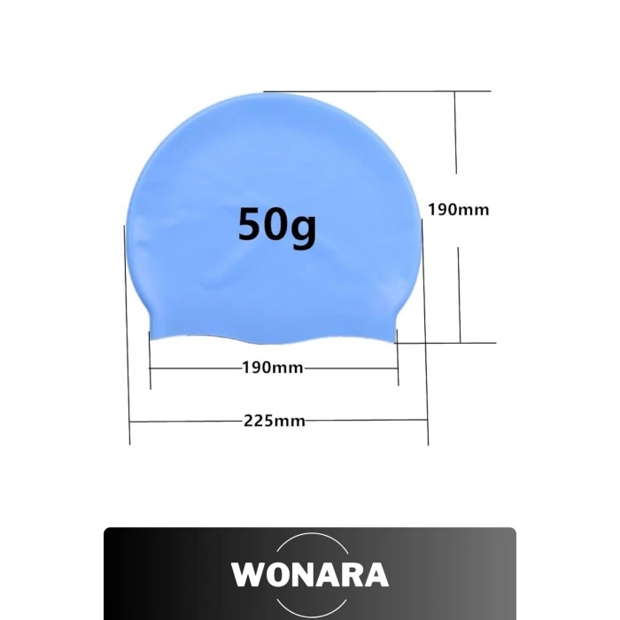 Özel Tasarım Kaymaz Suya Dayanıklı Sızdırmaz Silikon Elastik Şapka Havuz ve Deniz İçin Yüzme Bonesi