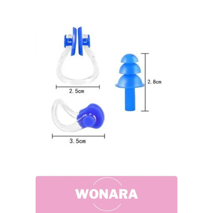 Özel Tasarım Suya Dayanıklı Yıkanabilir Kaymaz Sızdırmaz Esnek Silikon Kulak Burun Tıkacı