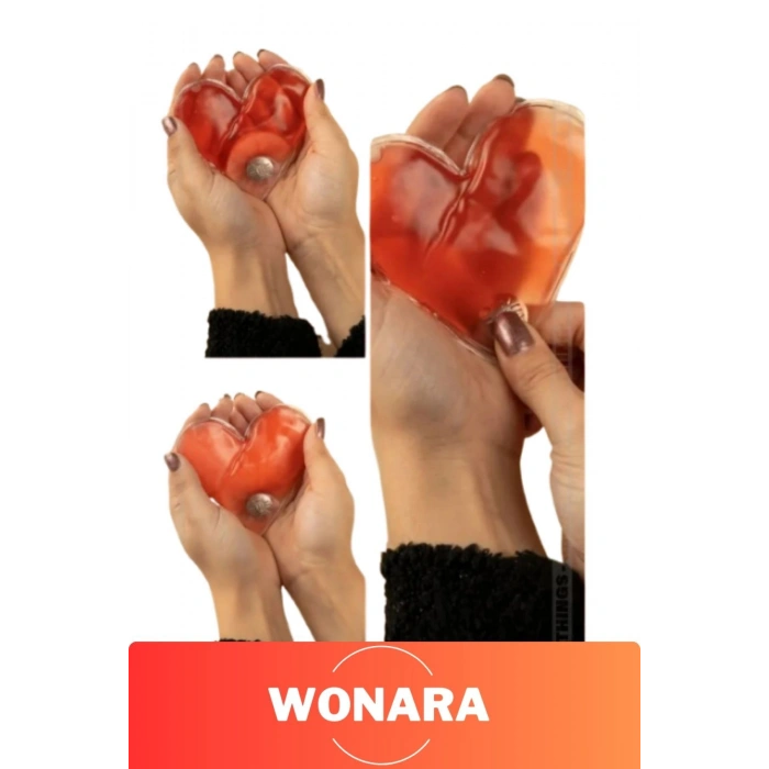 Özel Tasarım Tekrar Kullanılabilir Kalp Şeklinde Sıvı Jel Isıtıcı Taşınabilir Cep Sobası 2li Set