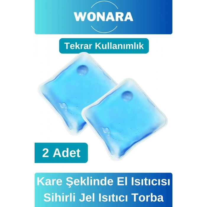 #CepSobası Deluxe Soğuk Havada Sihirli Kışlık Avuç İçi Yeniden Kullanımlı Kare Şeklinde Jel Isıtıcı