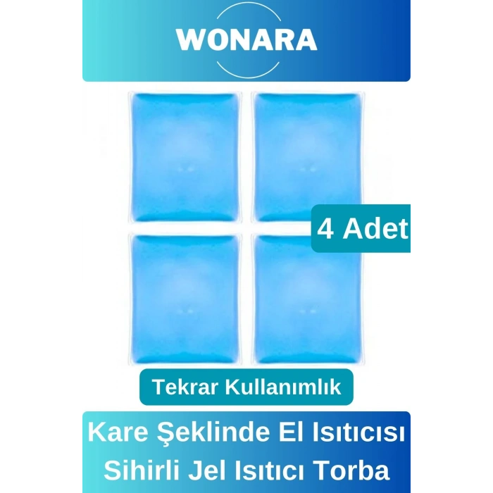 #CepSobası Deluxe Soğuk Havada Sihirli Kışlık Avuç İçi Yeniden Kullanımlı Kare Şeklinde Jel Isıtıcı