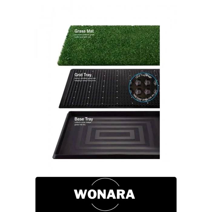 #KöpekEğitim Yıkanabilir Çok Katmanlı Evcil Hayvan Yavru Köpek Tuvalet Eğitim Sentetik Çim Halı Pedi