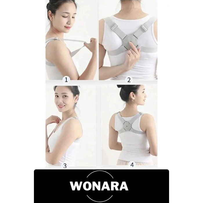 #Korse Elektronik Ortopedik Sırt Omuz Ayarlanabilir Şarjlı Sensörlü Titreşimli Dik Duruş Korsesi