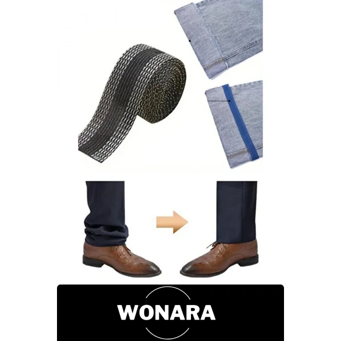 #BantPaça Polyester Kumaş Kaynaştırma Sıcakta Eriyen Kendinden Yapışkanlı Pantolon Kıvırma Şeridi