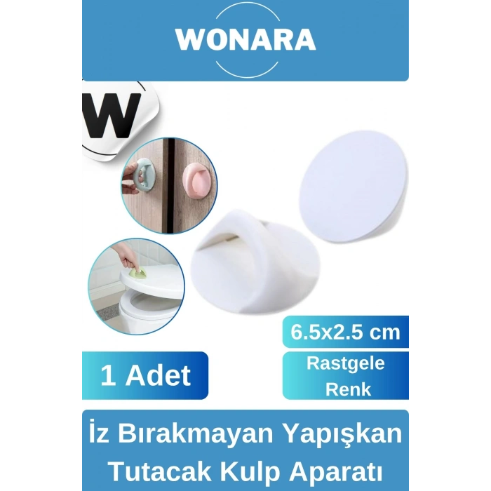Çok Amaçlı İz Bırakmayan Yapışkan Tutacak Kapı Dolap Cam Fayans Ahşap Panel Klozet Kulp Aparatı