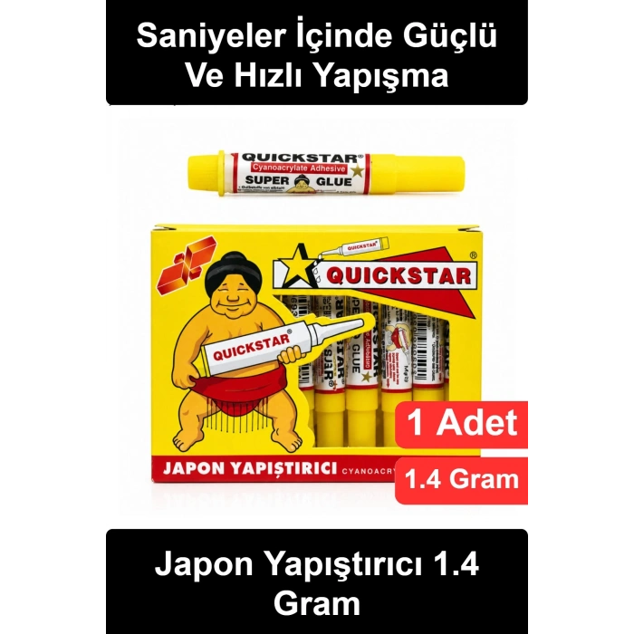 #JaponYapıştırıcı 1.4 Gram Japon Yapıştırıcı Süper Glue Siyanoakrilat Hızlı Kuruyan Güçlü Sıvı Tutkal İnce Uçlu Tüp Plastik Ahşap Metal Seramik Deri Kauçuk Tamir Hobi Maket İçin Çok Amaçlı