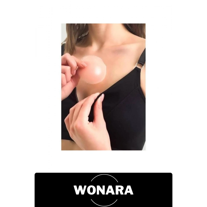 Göğüs Ucu Kapatıcı Silikon Ten Rengi Kendinden Yapışkanlı Nipple Pad 1 Çift Yıkanabilir Tekrar Kullanılabilir Dekolte Abiye Mayo Bikini Body Tişört Kapsız Sütyen Uyumlu Kadın İç Giyim Aparatı