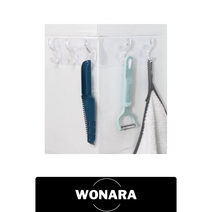 #MutfakAskısı Yapışkanlı Mutfak Askısı Şeffaf Kanca Duvar Askılık Banyo Havlu Kepçe Spatula Düzenleyici Aparatı Delmeden Kolay Montaj Çok Amaçlı Pratik Görünmez Tasarım Ev Düzeni Organizer